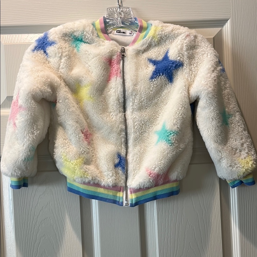 Girls' Starry Fleece Jacket